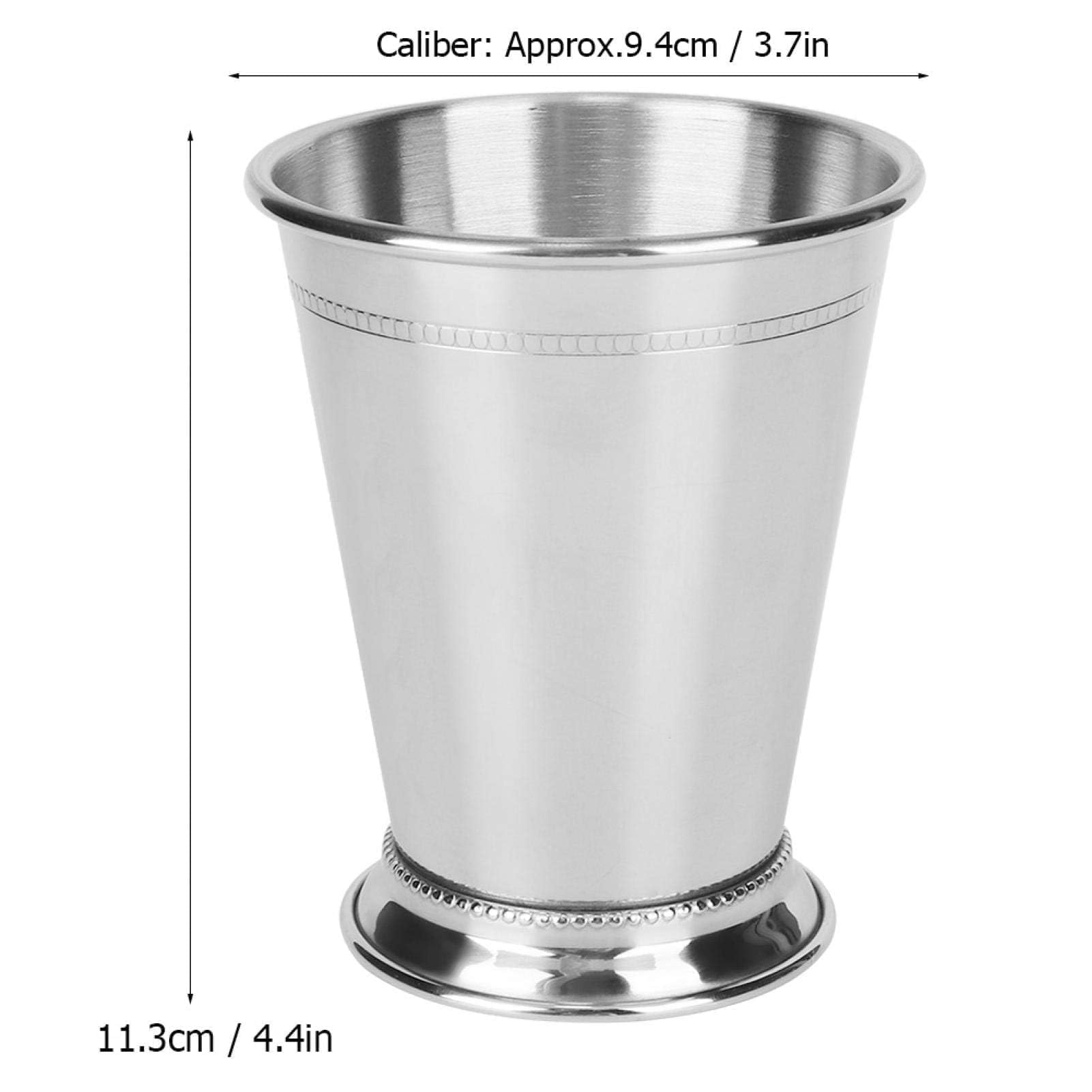 3-Piece Stainless Steel Cocktail Cups Set - 13.5oz/400ml Mint Julep Cups for Mixed Drinks, Iced Beer & Bar Accessories - Perfect for Home Bars, Parties & Outdoor Gatherings