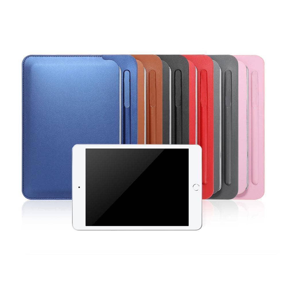 Premium Faux Leather iPad Mini 5 Case with Pen Holder - Slim Protective Sleeve Pouch for Apple iPad Mini 5th Gen (2019) | Perfect for Work, Travel & School Use