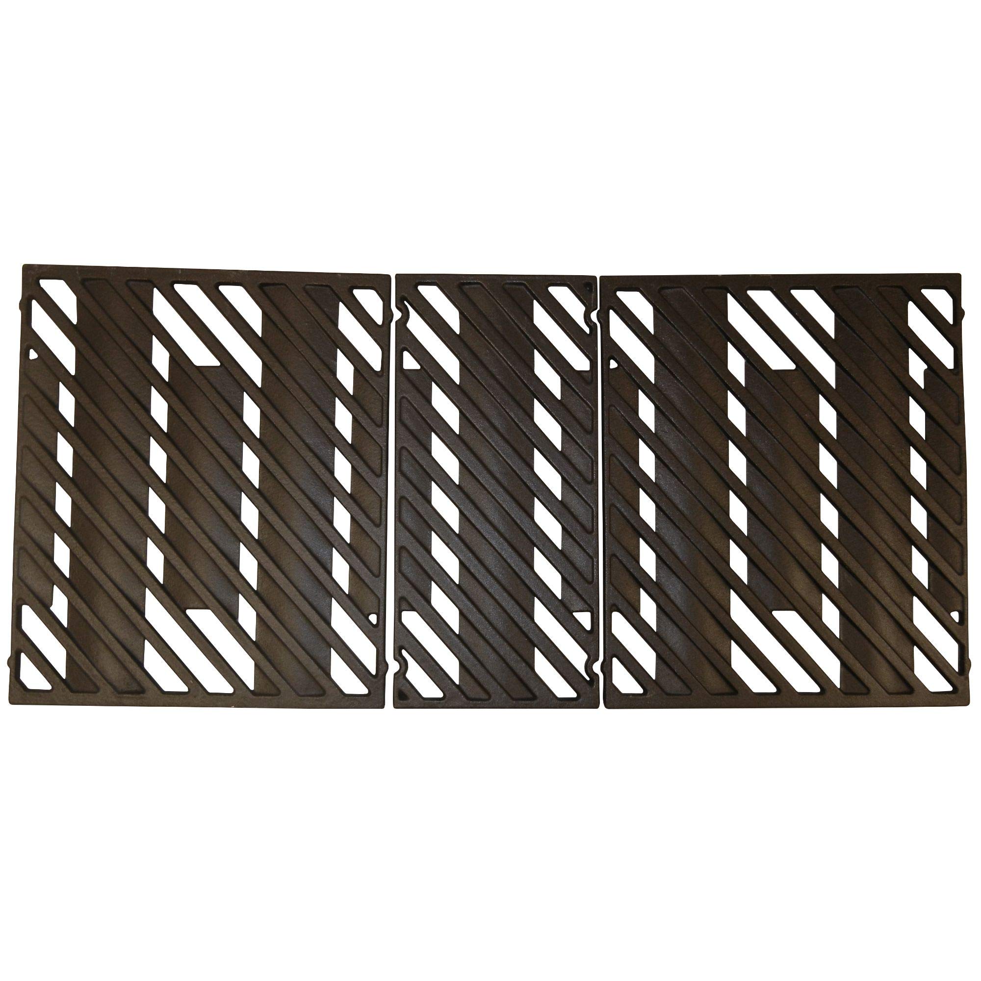 3-Piece Matte Cast Iron Cooking Grid Replacement for Captain Cook 33.5