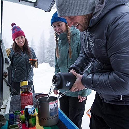 Klean Kanteen TK Wide Insulated Stainless Steel Water Bottle with Loop Cap - Perfect for Hiking, Camping, Gym & Outdoor Adventures