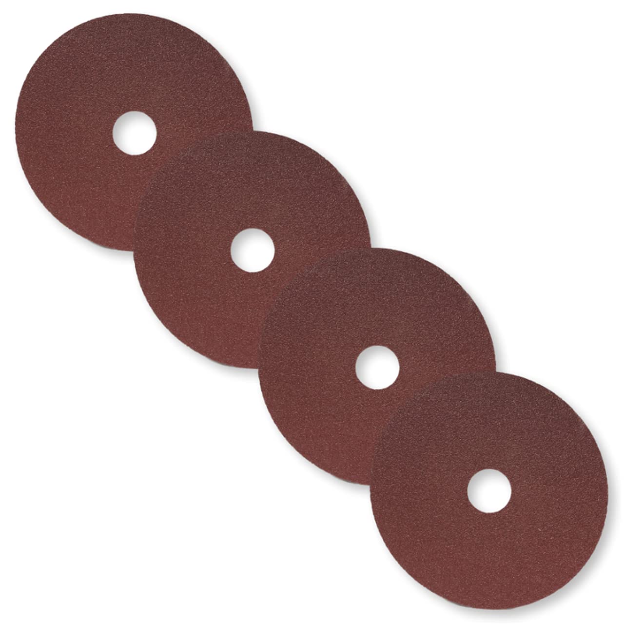 50 Grit Sanding Discs 4-Pack for Angle Grinder - Coarse Sandpaper Pads for Wood, Metal & Epoxy Resin Projects | Fast Woodworking Sanding & Surface Prep | Perfect for DIY, Furniture Repair & Craft Projects
