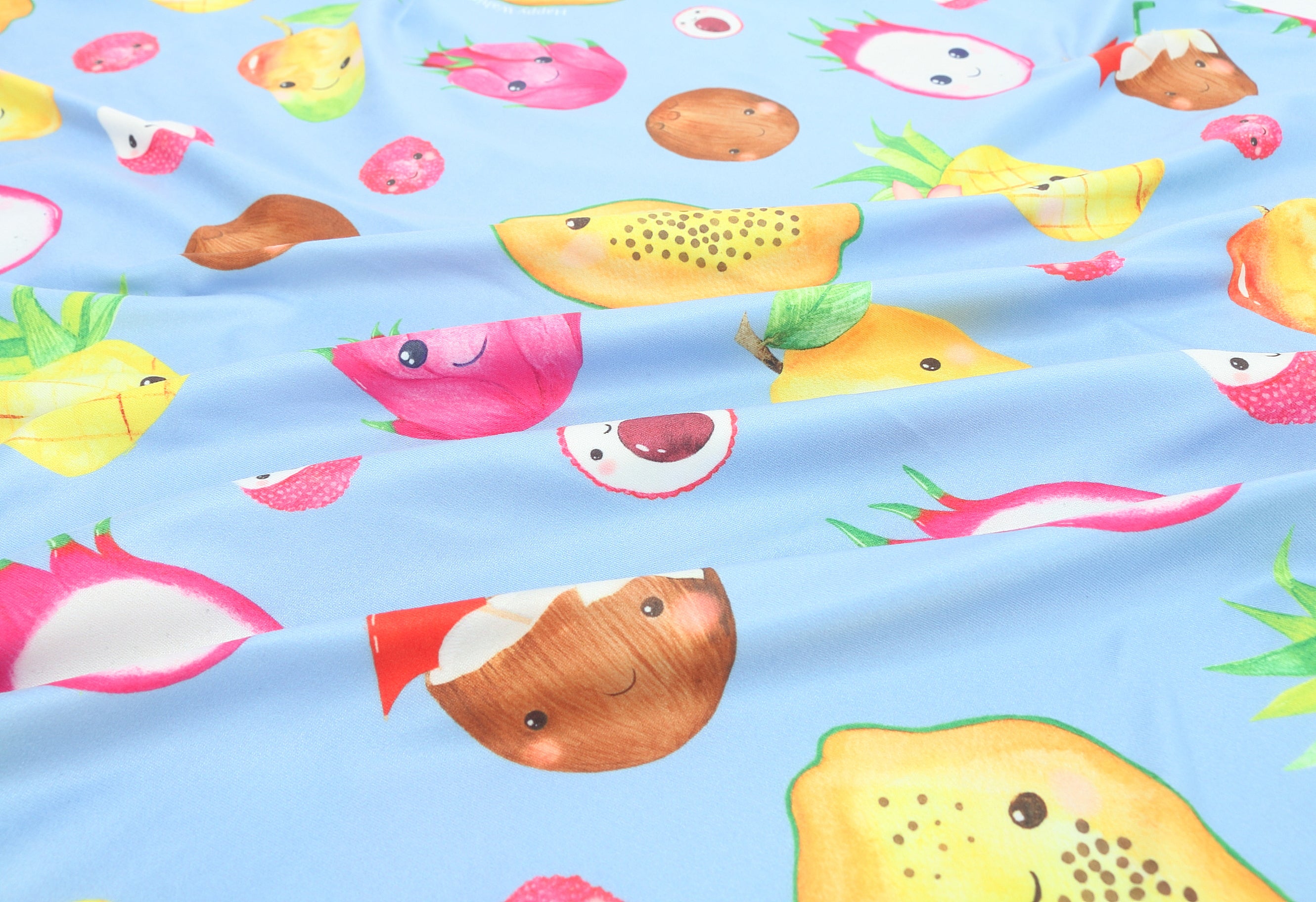 Hawaiian Fruits Print Baby Nursing Car Seat Cover - Soft & Breathable Infant Car Seat Canopy for Sun & Wind Protection - Perfect for Travel, Shopping & Outdoor Activities