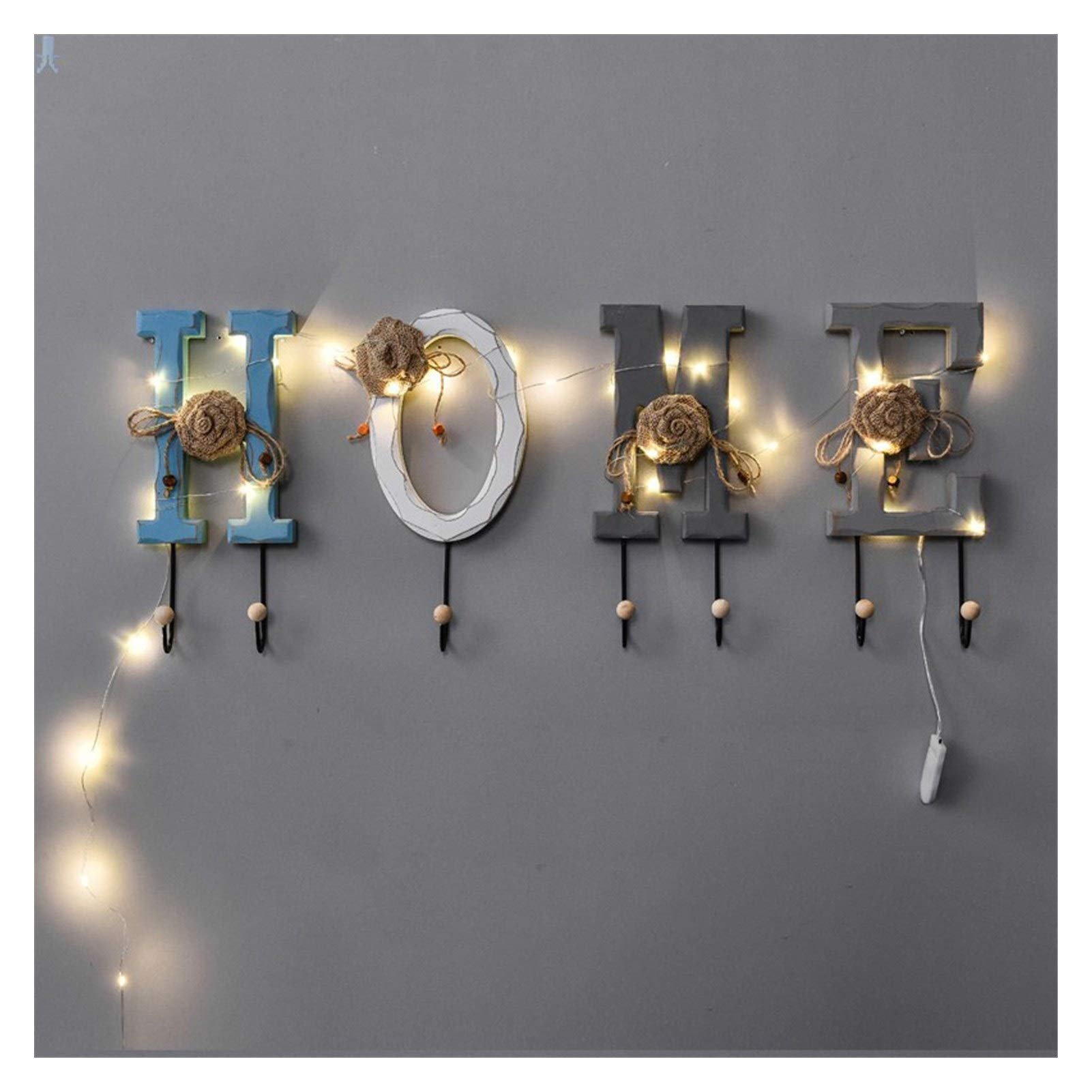 Modern Wooden Wall Coat Hooks - European Style for Porch & Entryway