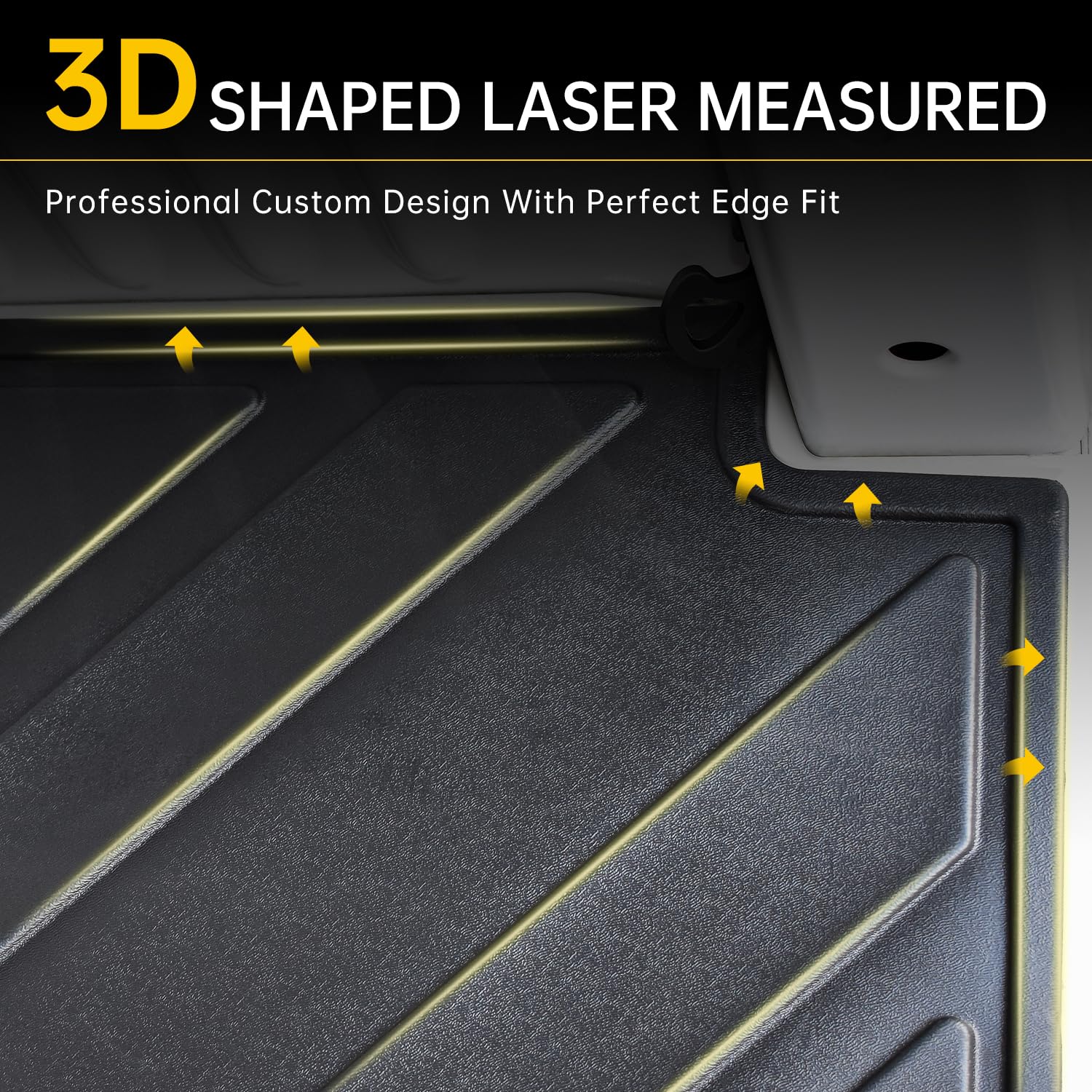 Heavy Duty Truck Bed Mat for 2015-2024 Ford F150 5.5FT Short Bed | All-Weather Protection & Anti-Slip Liner | Durable Accessories for Cargo, Hauling & Work | Fits 2015-2019 2020 2021 2022 2023 2024 Ford F-150 Models