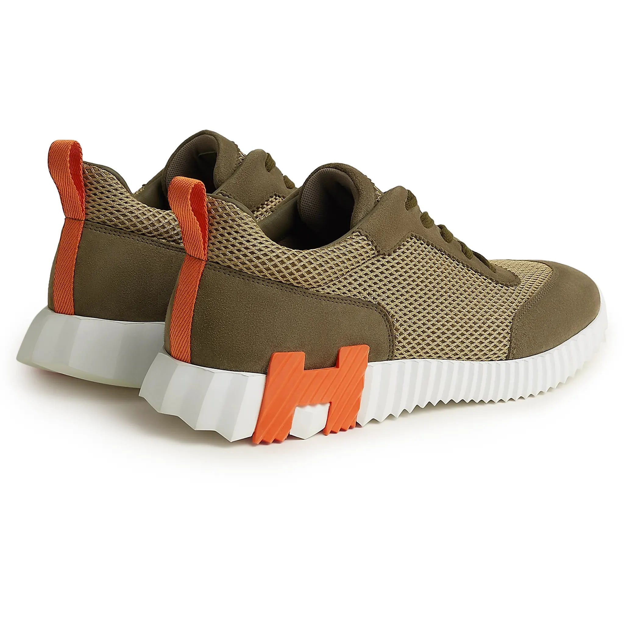 Hermès Paris Bouncing Sneakers for Men - Green Luxury Casual Shoes | Perfect for Streetwear, Office & Everyday Fashion