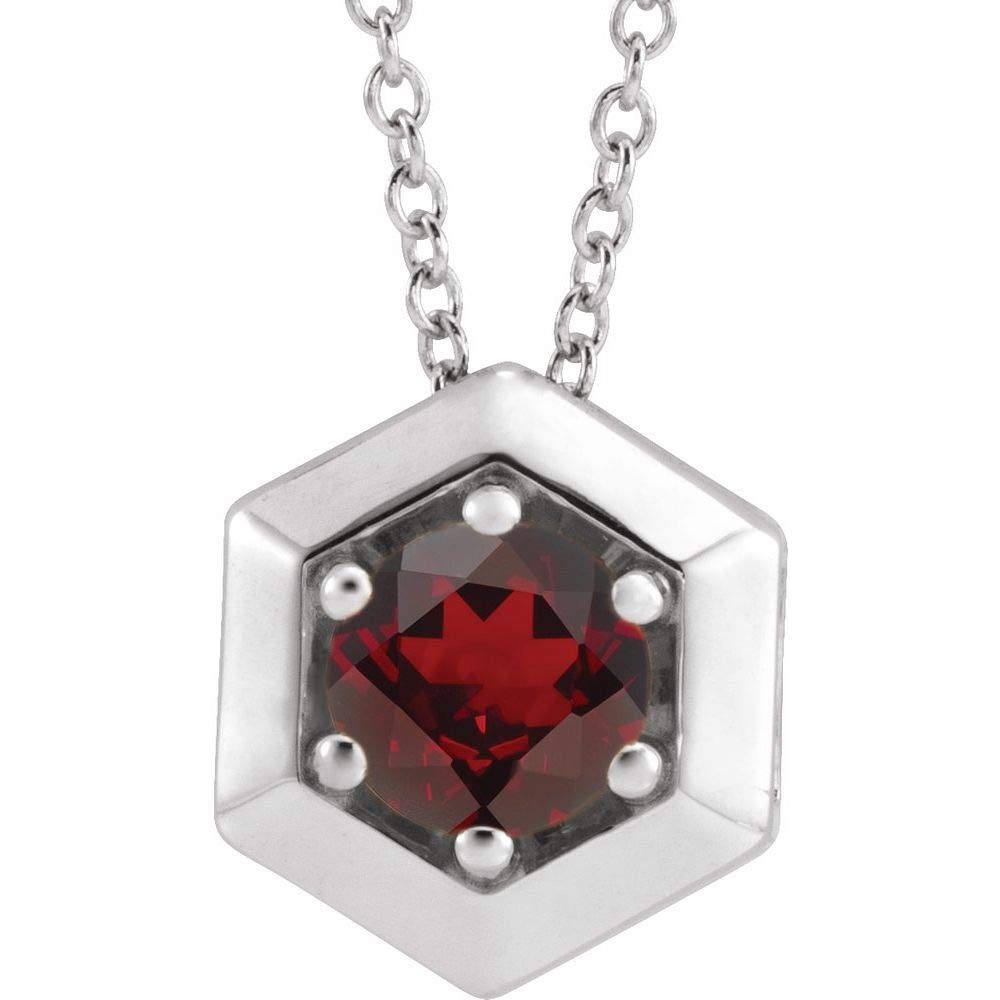 Solitaire Geometric Facet Triangle Charm Pendant Necklace - Adjustable Chain for Women | Perfect for Everyday Wear, Date Night & Special Occasions