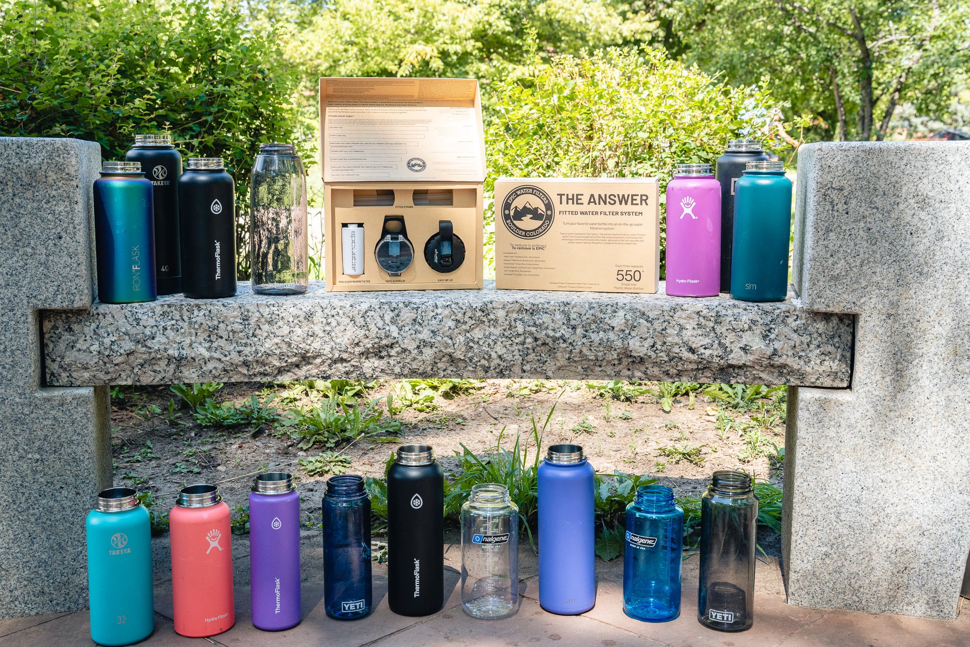 The Answer 2.0 Insulated Water Bottle Lid - Universal Fit for Hydro Flask, Nalgene & Most Standard Mouth Bottles | Leakproof Drinking Cap for Hiking, Gym & Outdoor Activities