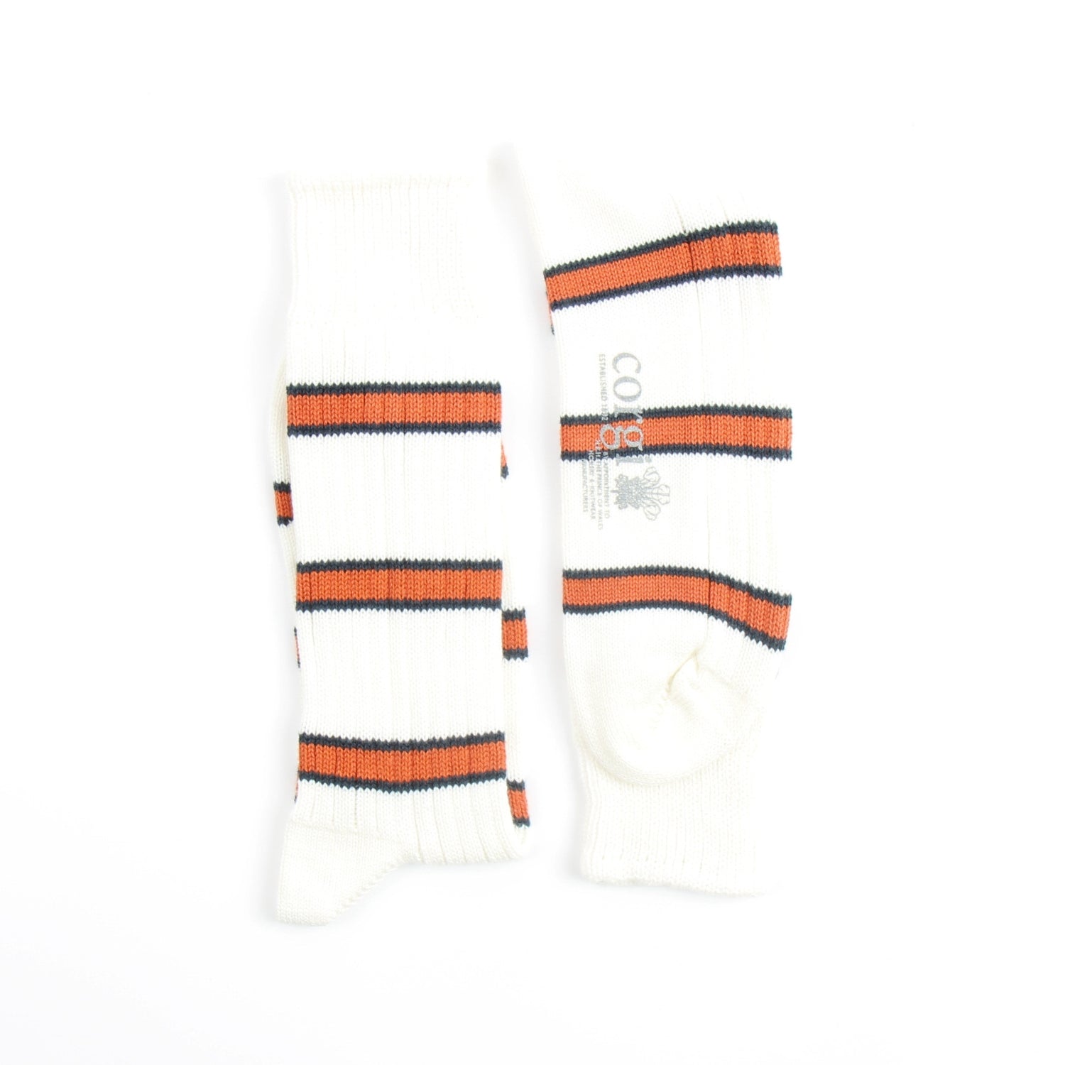 Men's Military Stripe Pure Cotton Socks - Breathable & Durable Casual Socks for Outdoor, Hiking, and Everyday Wear