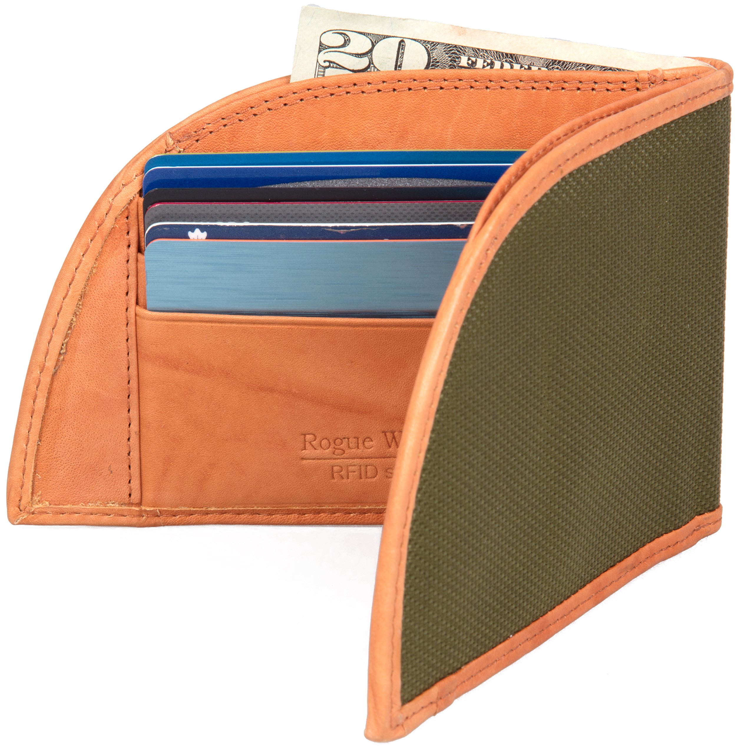RFID Blocking Front Pocket Wallet - Slim & Secure Ballistic Nylon Minimalist Wallet for Men - Perfect for Travel, Everyday Carry & Business Use