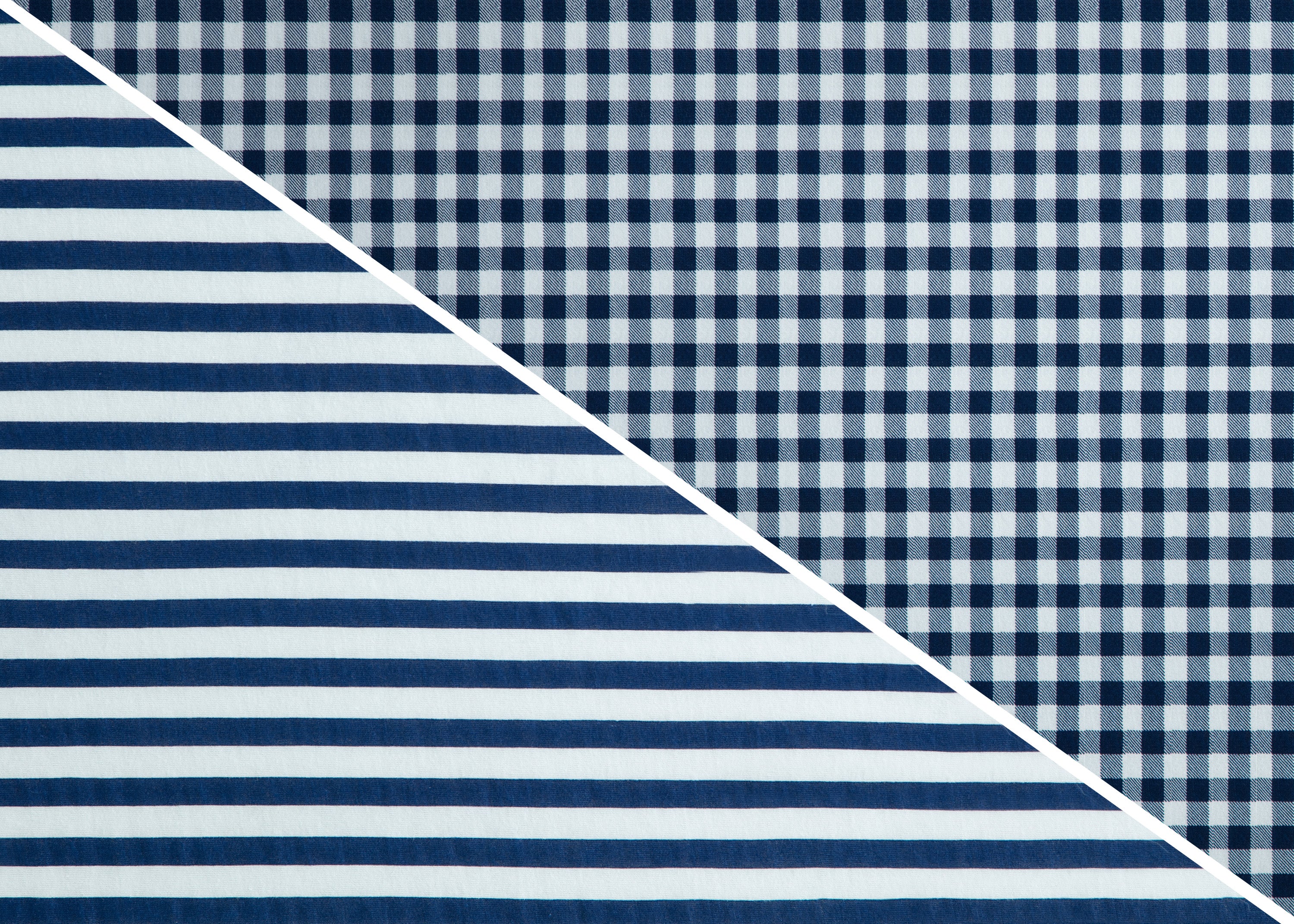 Blue Gingham Fitted Crib Sheets 2 Pack - Soft Baby Crib Bedding Set for Boys & Girls - Perfect for Nursery, Daycare & Travel