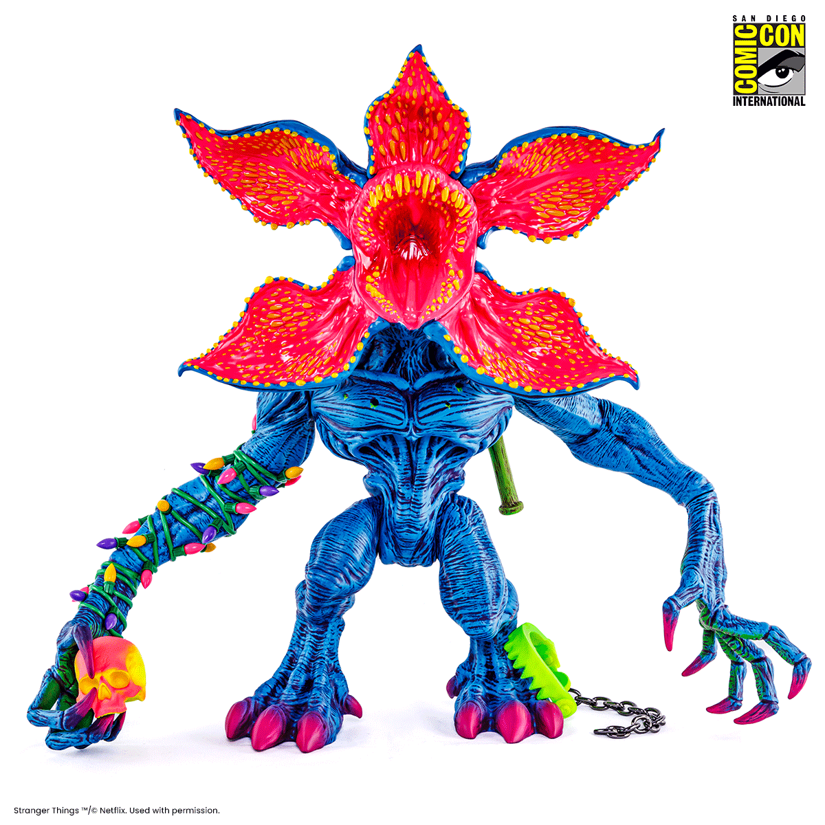 Demogorgon Vinyl Designer Figure by James Groman - 80's Fever Variant Collectible Toy | Perfect for Horror Fans, Stranger Things Merchandise & Pop Culture Displays