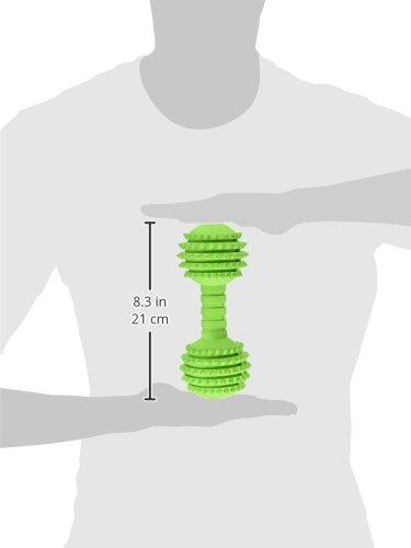 Durable Cyber Rubber Dumbbell Dog Toy for Large Breeds - Perfect for Fetch, Chewing & Training