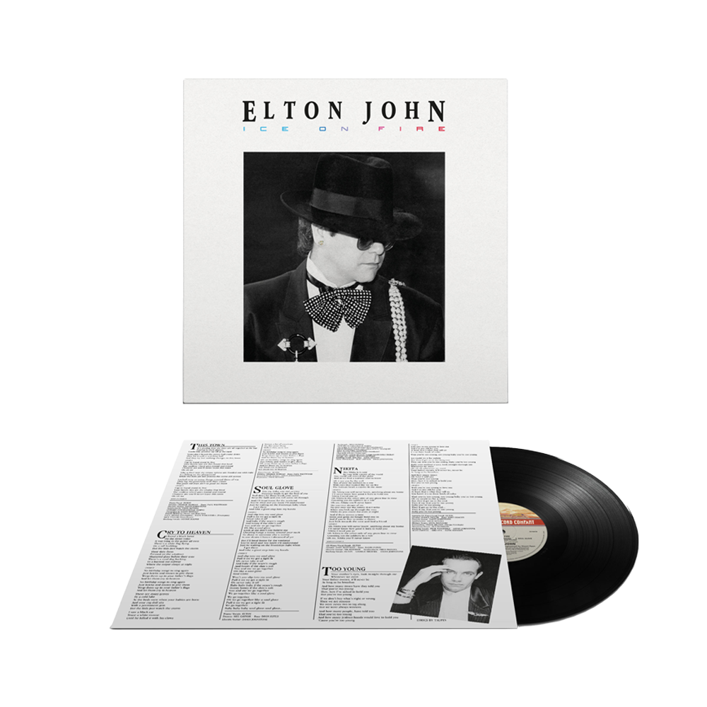 Elton John Ice On Fire Vinyl LP Record - Classic Rock Album for Collectors & Music Lovers - Perfect for Home Listening & Gift Giving