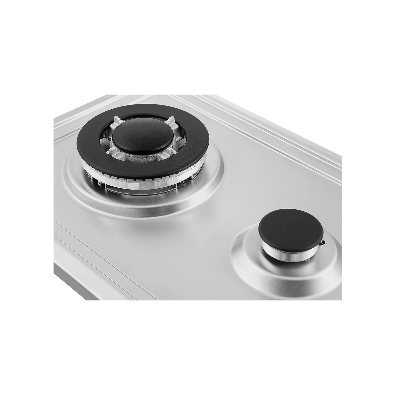 Empava 12 Inch 2 Burner Gas Cooktop Stainless Steel 12GC29 - Perfect for Kitchen Remodeling, RV Cooking & Outdoor BBQ