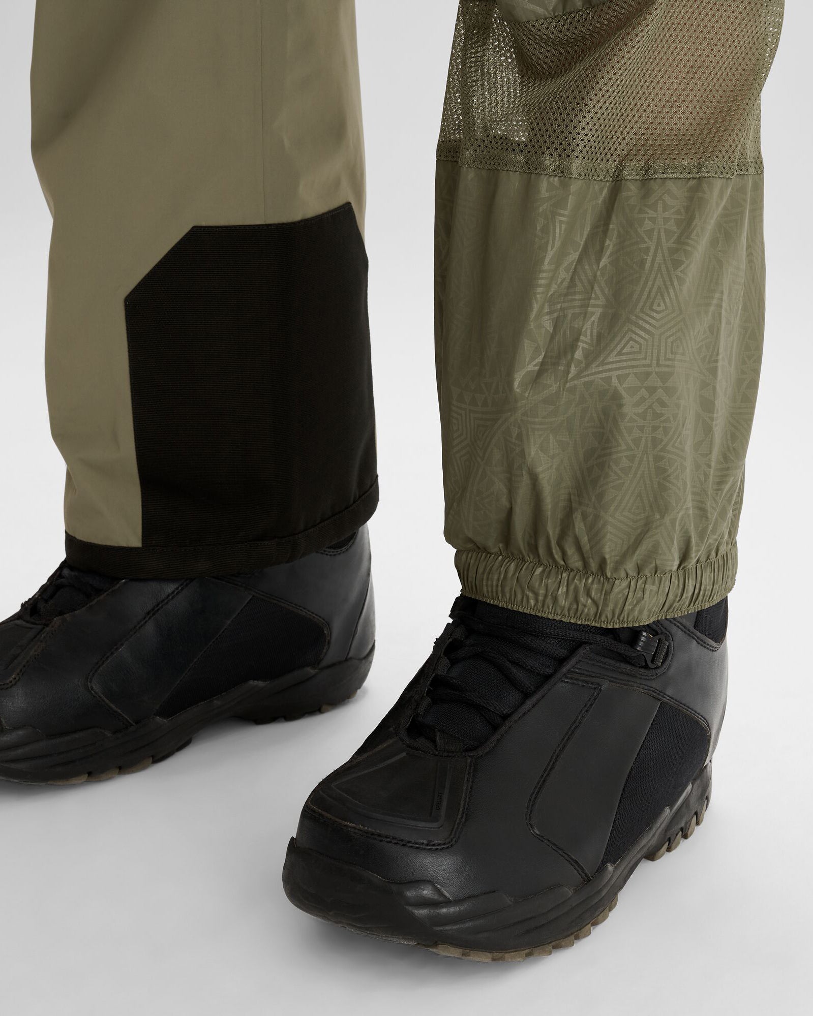 Men's PWDR Days 2L Insulated Snow Bib Pants - Waterproof Winter Ski Overalls for Snowboarding & Cold Weather - Beech Color