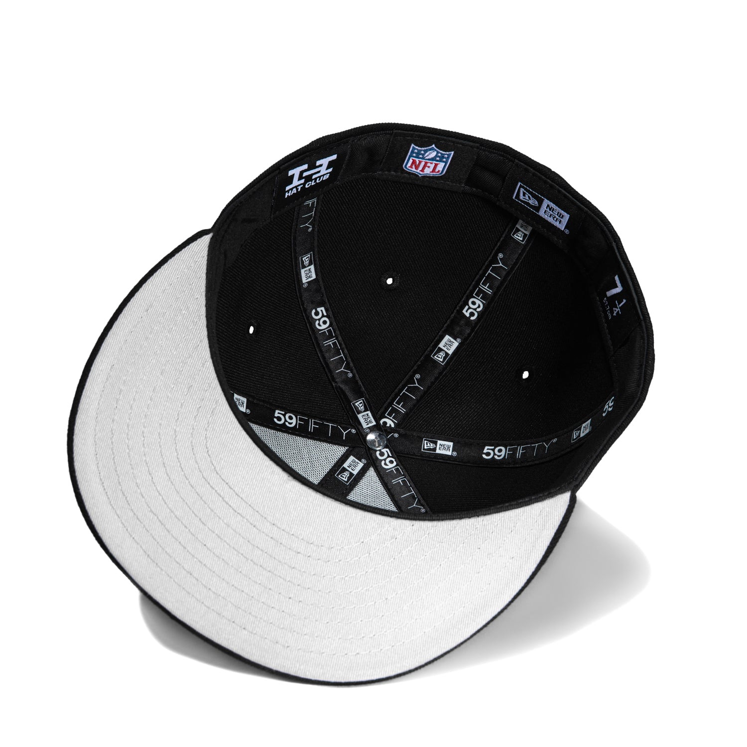 New Era 59Fifty Las Vegas Raiders Logo Adjustable Baseball Cap - Black NFL Fan Gear for Game Day & Casual Wear