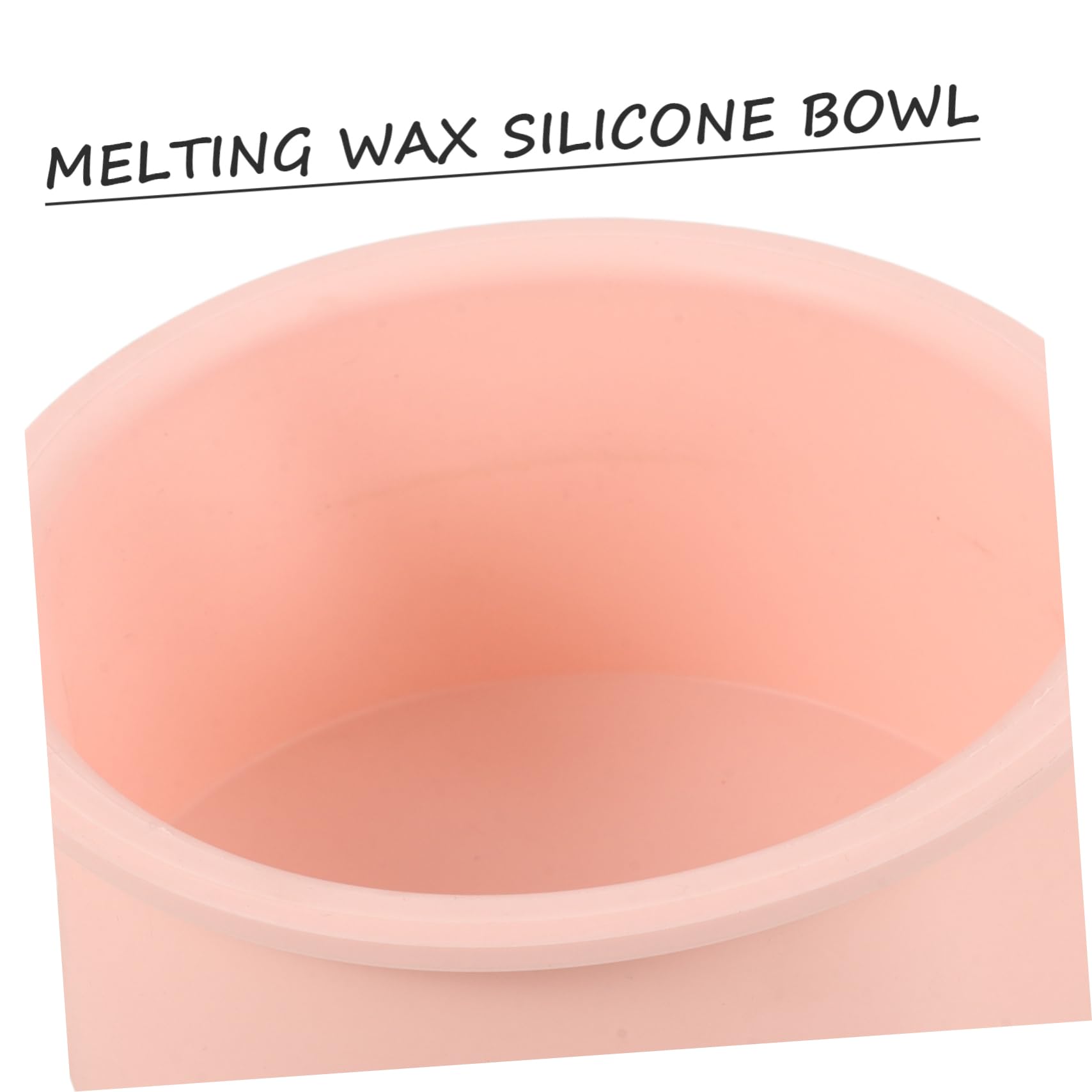 Baluue Pink Silicone Wax Melting Pot - Wax Warmer Bowl with Heating Liner, Wax Heater Accessory for DIY Hair Removal, Spa & Beauty Salon Use