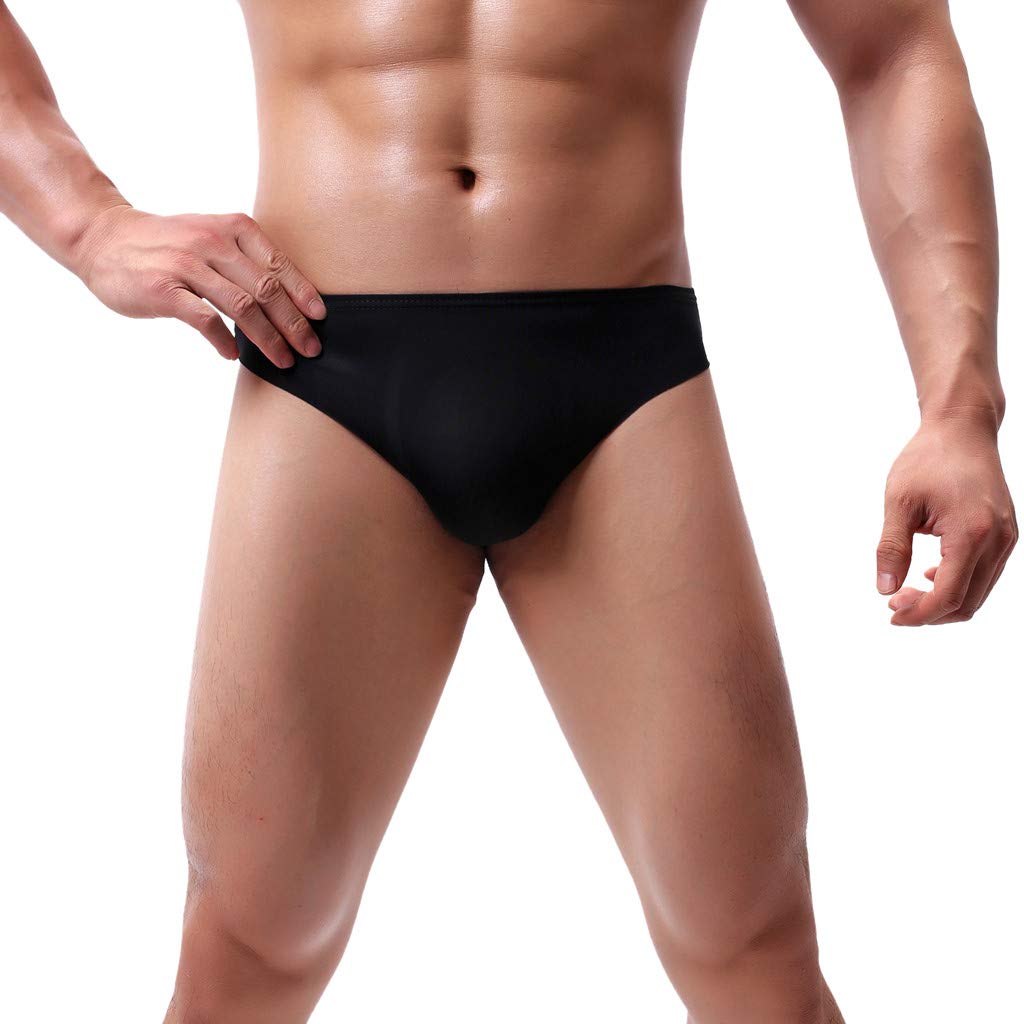 Premium Men's Ice Silk Briefs - Breathable & Comfortable Underwear for Men, Multipack - Perfect for Daily Wear, Workout & Sports Activities