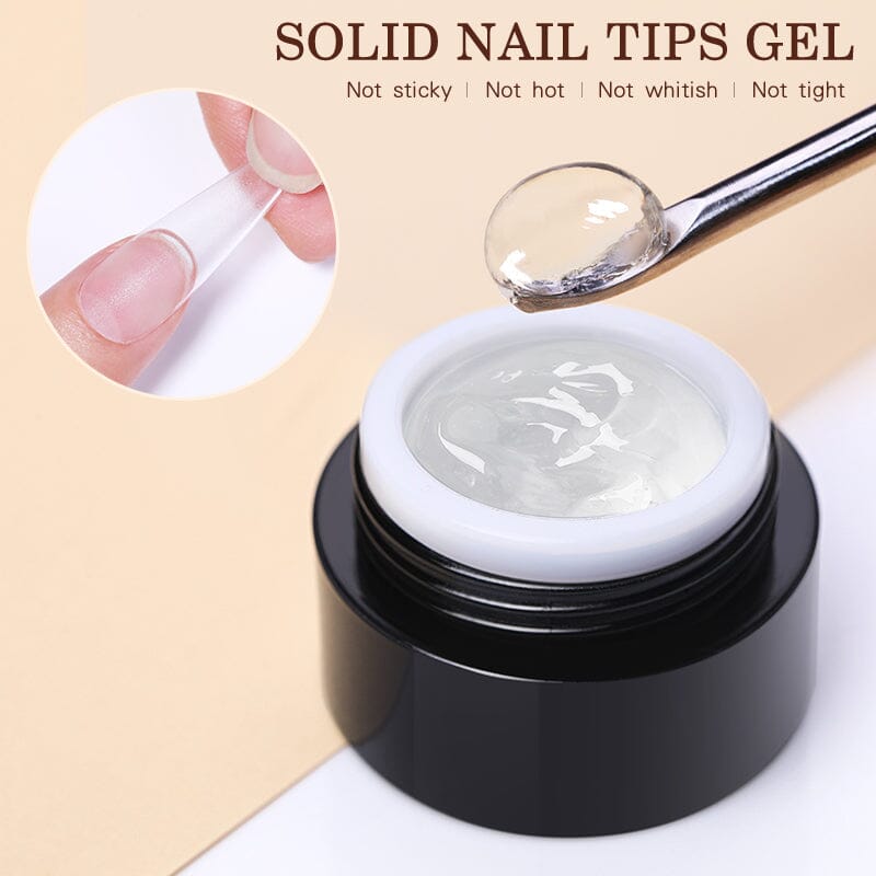 Born Pretty Solid Nail Tips Gel (SN03) - Professional Acrylic Nail Extensions for Salon & DIY Manicure at Home