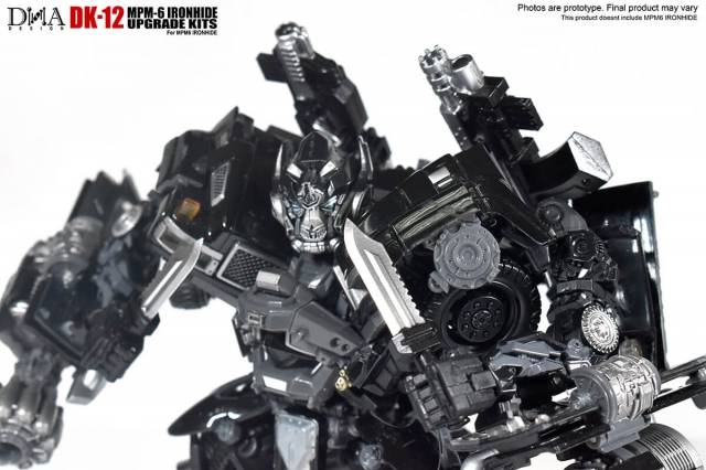 DNA Design DK 12 Upgrade Kit for MPM 6 Ironhide - Transformers Masterpiece Model Accessories - Enhance Your Collectible Figure Display & Customization
