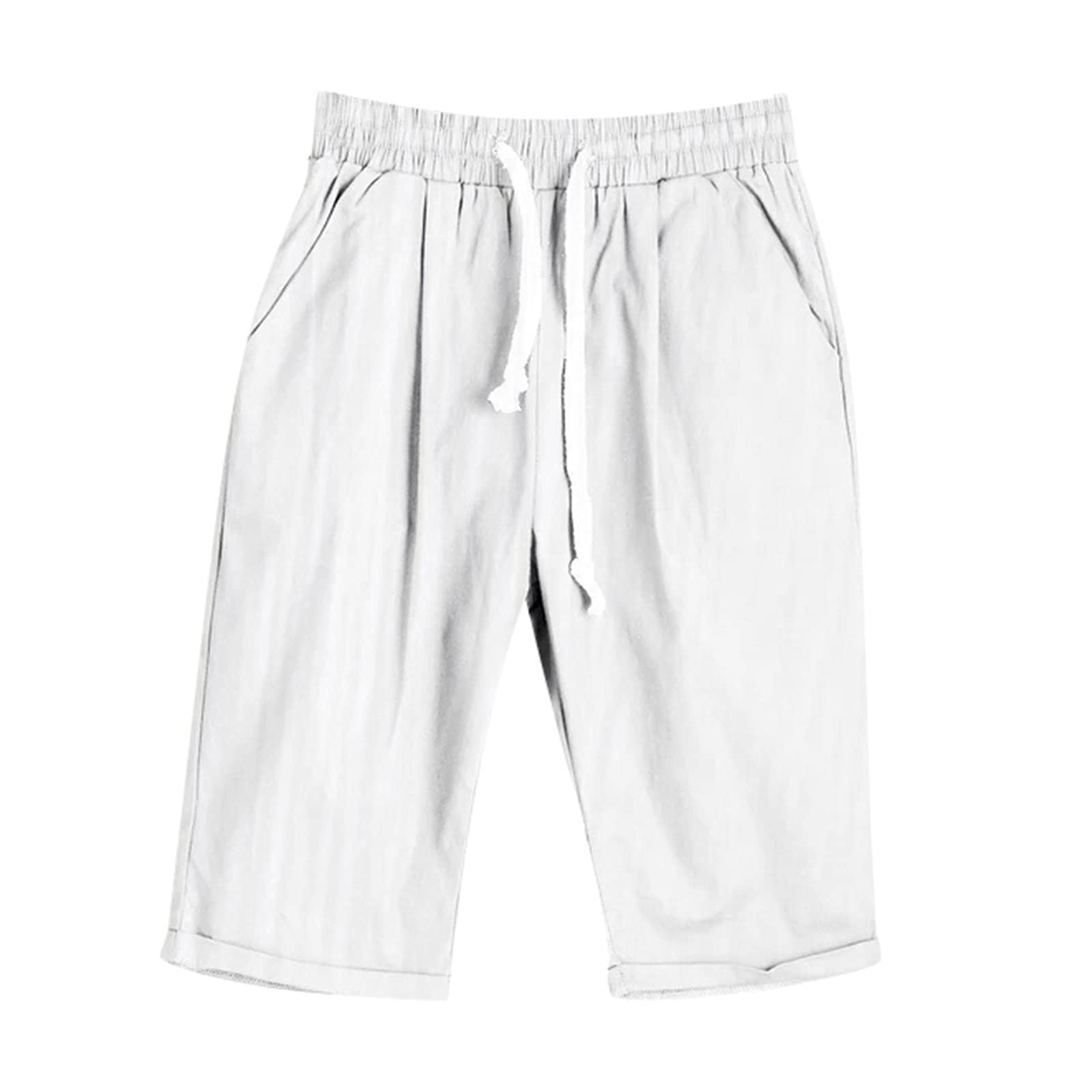 Women's Cotton Printed Button Shorts with Pockets - Casual Loose Wide-Leg Pants for Petite Women | Perfect for Summer, Beach, and Everyday Wear