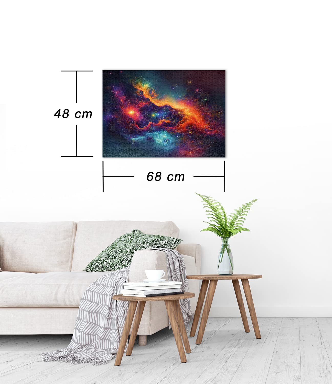 1000-Piece Star Dust Galaxy Puzzle - High-Quality German-Made Space Jigsaw for Adults - Fantasy Universe & Cosmos Theme - Perfect for Relaxation, Family Bonding & Home Decor