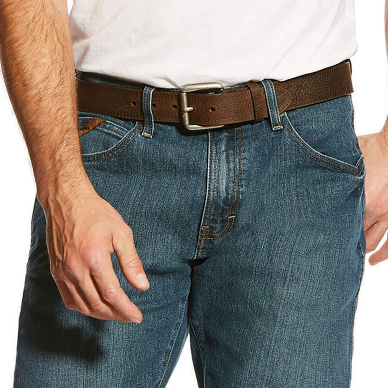 Ariat Men's Rebar M4 Relaxed Fit DuraStretch Boot Cut Jeans - Carbine Wash | Comfortable Work & Casual Denim Pants for Ranch, Riding & Everyday Wear