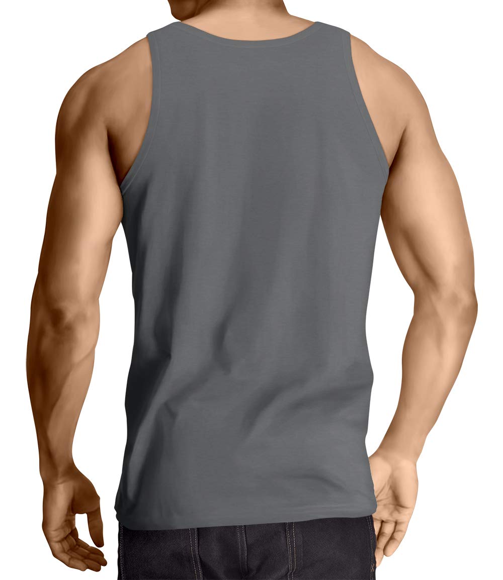 Alien Head Martian Outer Space Men's Tank Top - Sci-Fi Graphic Tee for Space Enthusiasts | Perfect for Cosplay, Comic Con & Casual Wear