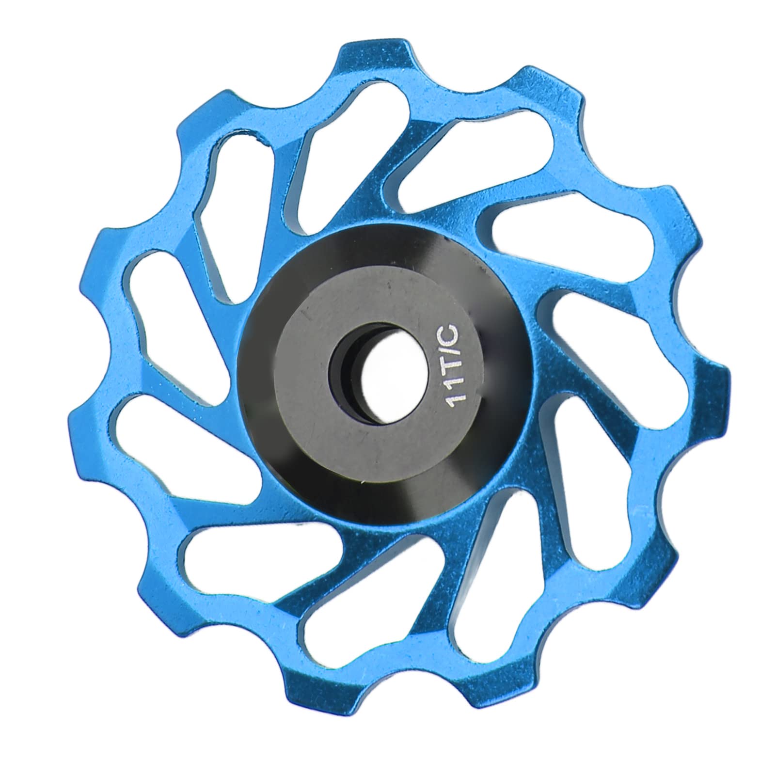 Ceramic Bicycle Wheel Guide Roller - 11T Rear Derailleur Pulley with Spring Clamp for Mountain Bikes | High-Performance Cycling Gear for Trail Riding & Commuting