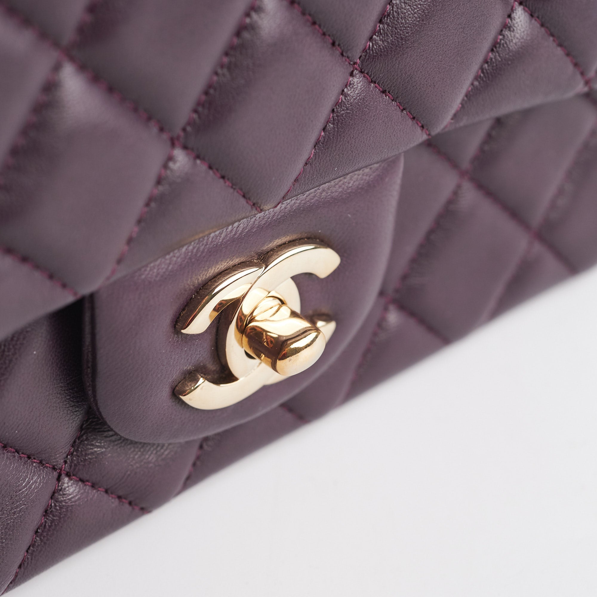 Chanel Mini Rectangular Flap Bag in Purple - Luxury Crossbody Purse for Women, Perfect for Evening Parties & Date Nights