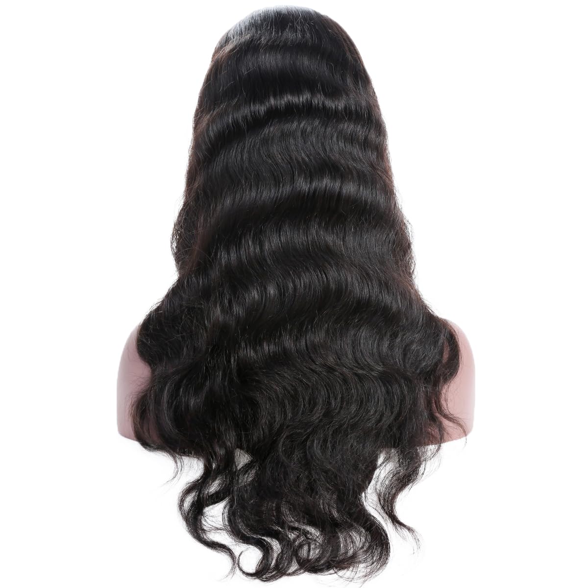 KUN 360 Lace Front Human Hair Wigs for Black Women - 12 Inch Body Wave Wig with Pre-Plucked Natural Hairline, Bleached Knots & Baby Hair | 150% Density Natural Color Human Hair Wigs for Daily Wear, Parties & Special Occasions