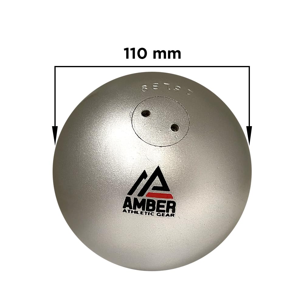 15lb Iron Shot Put for Track & Field Training & Competition - 6.8kg Cast Iron Shot with Durable Polyurethane Coating - Perfect for High School, College & Professional Athletes