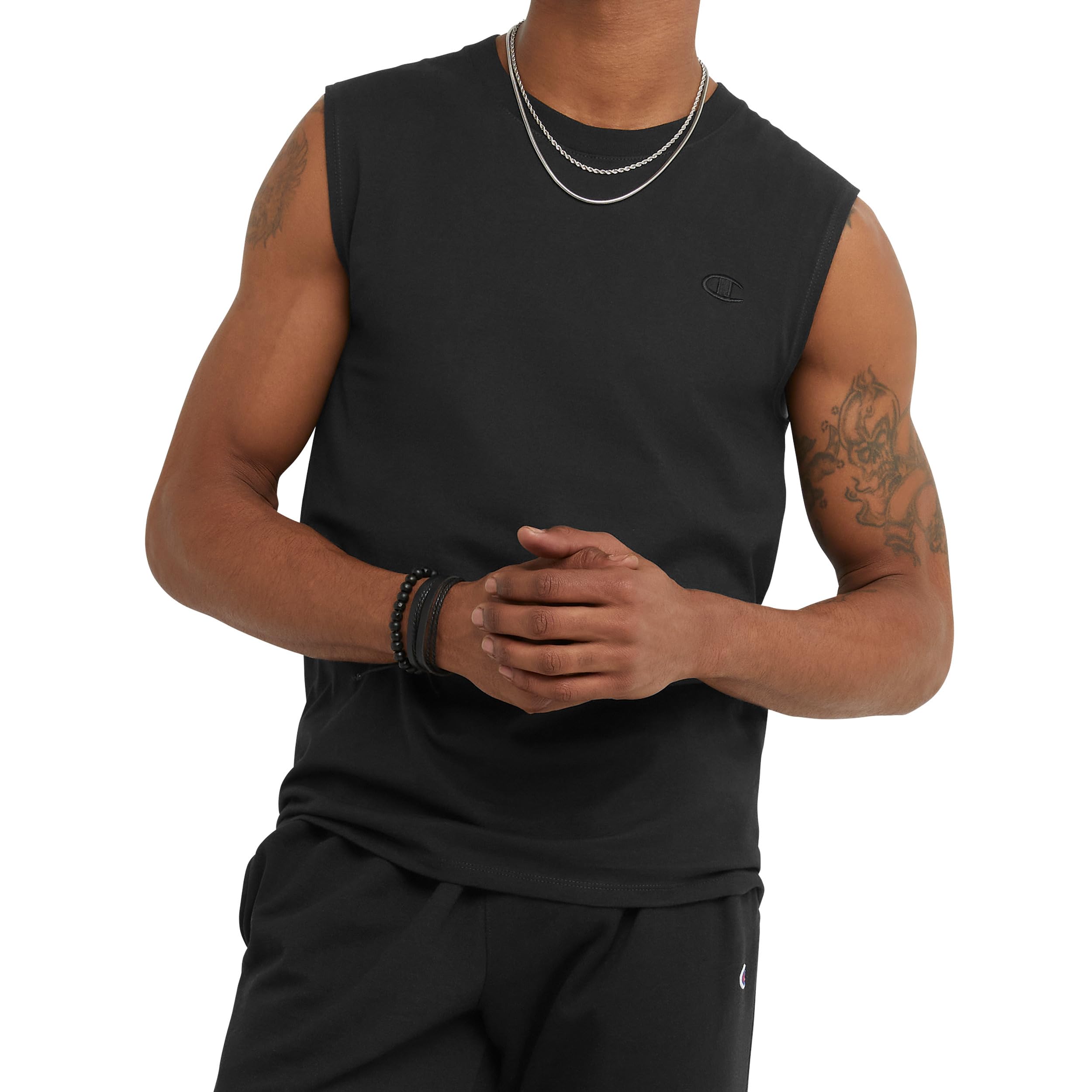 Champion Men's Big and Tall Sleeveless Tank Top - Comfortable Athletic Shirts for Gym, Workout & Casual Wear
