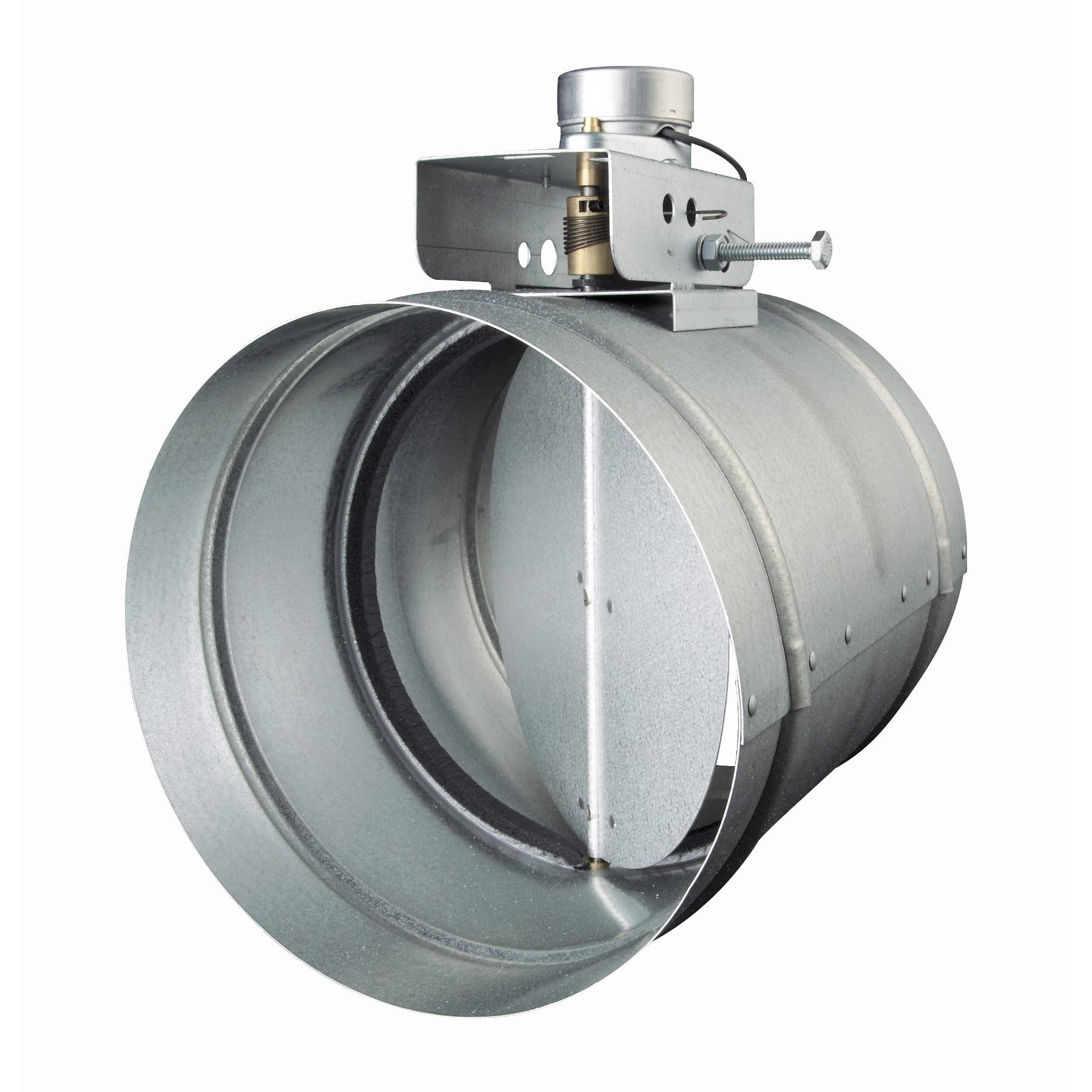 Broan MD8S 8-Inch Make-Up Air Slave Damper - HVAC Ventilation System for Home & Commercial Use - Perfect for Kitchen Exhaust, Bathroom Fans & Air Circulation