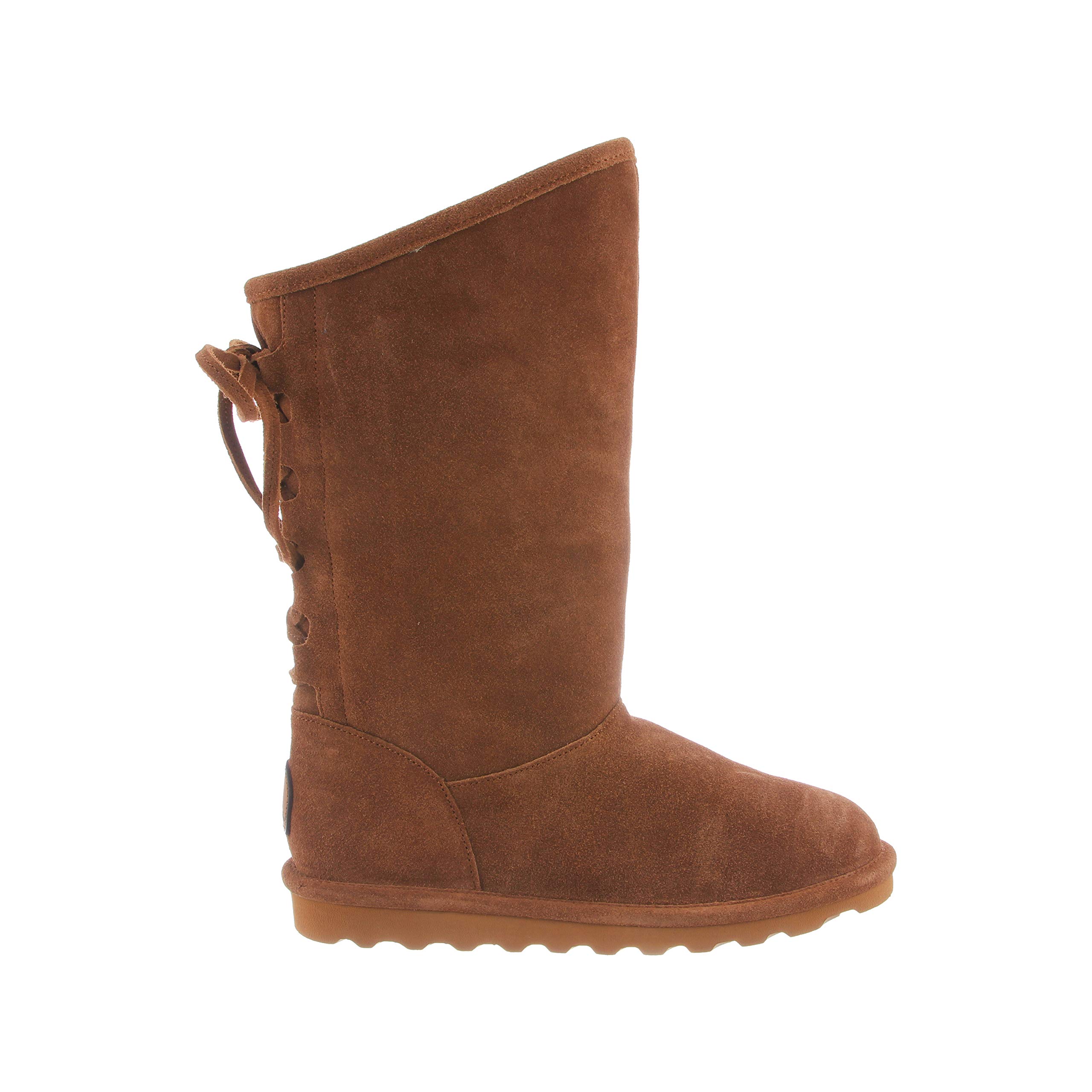 BEARPAW Women's Phylly Slip-On Winter Boots - Classic Suede Ankle Boots in Multiple Colors | Warm & Comfortable Snow Boots for Casual Outings, Winter Walks & Outdoor Activities
