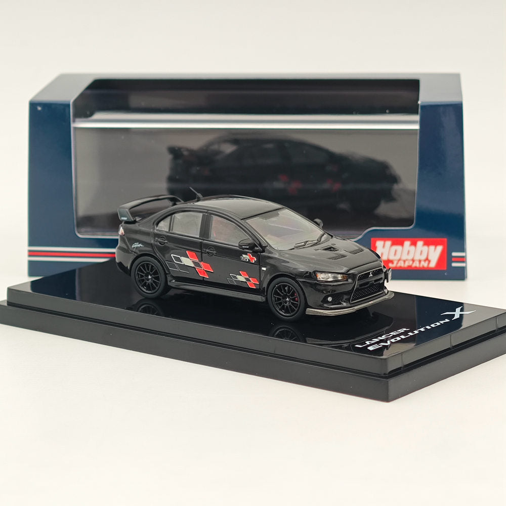 1/64 Scale Hobby Japan Mitsubishi Lancer Evolution X RALLIART Diecast Model Car - Limited Edition Collectible for Racing Enthusiasts & Display Showcase