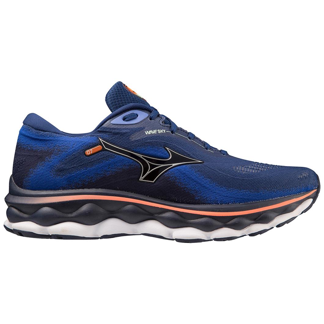 Men's Wave Sky 7 Running Shoes - Lightweight Cushioned Sneakers for Jogging & Gym Workouts - Perfect for Road Running, Training & Daily Wear
