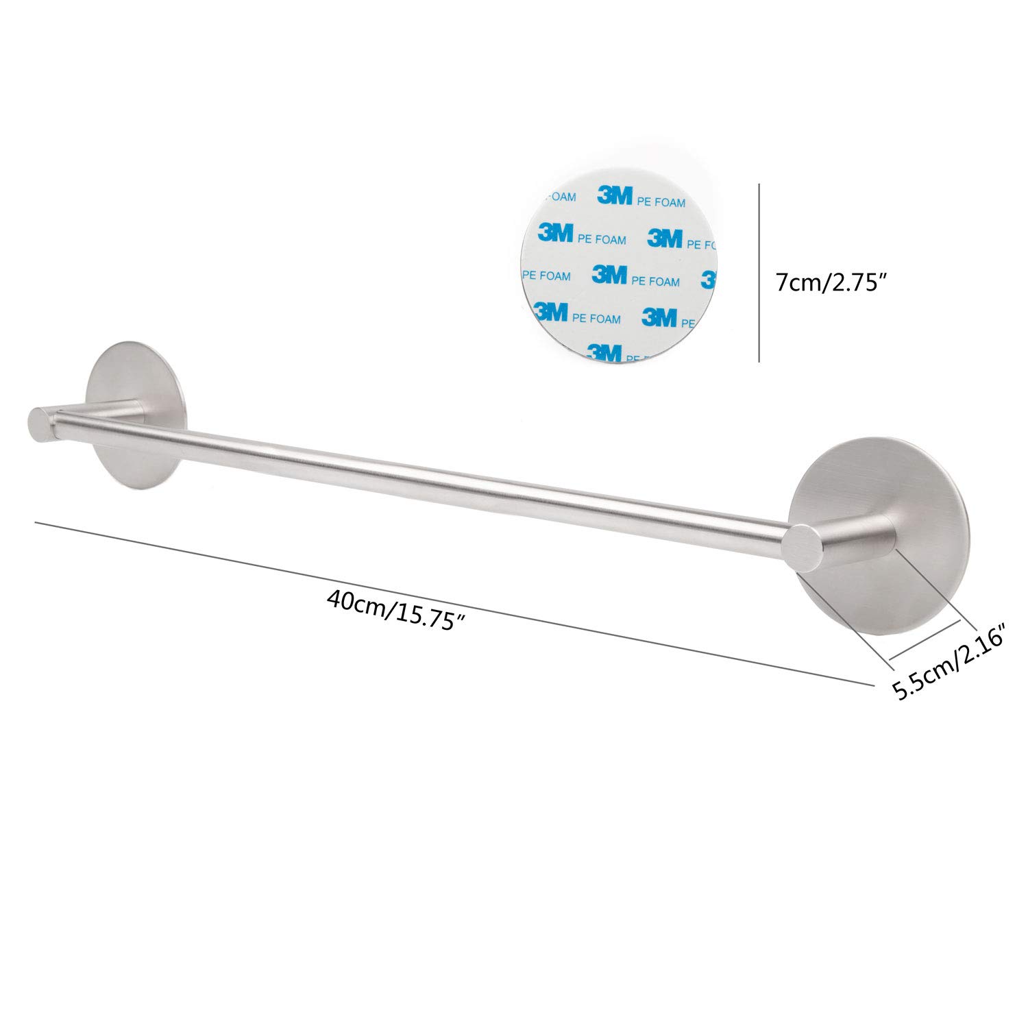 Stainless Steel Towel Bar 16