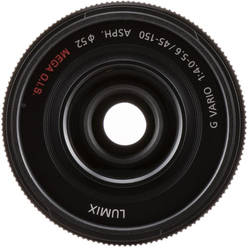 Panasonic Lumix G Vario 45-150mm f/4-5.6 ASPH MEGA OIS Telephoto Zoom Lens (Black) - Perfect for Portrait, Wildlife & Travel Photography