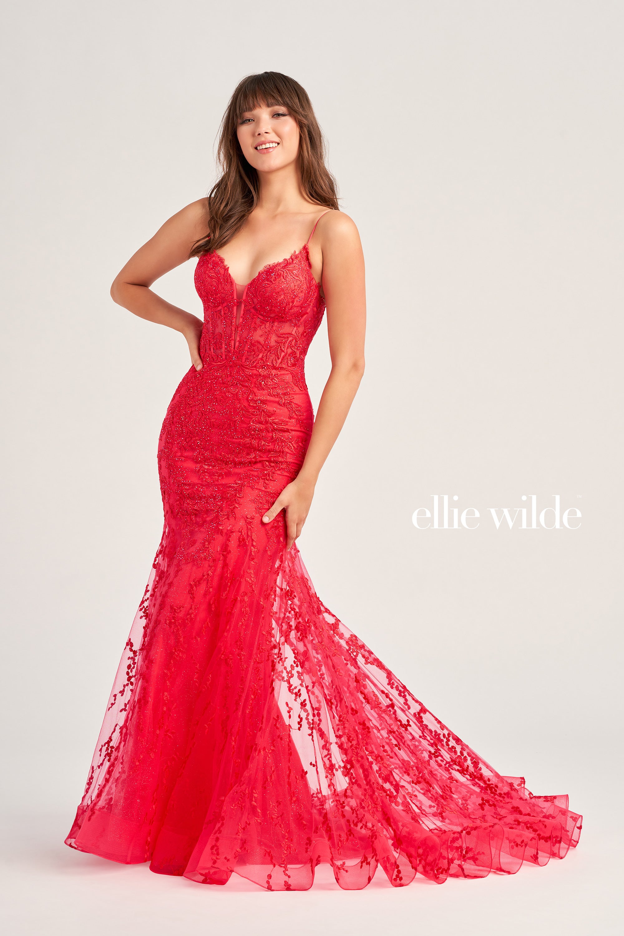 Ellie Wilde EW35010 Elegant Prom Dress for Women - Perfect for Homecoming, Formal Dances & Special Occasions