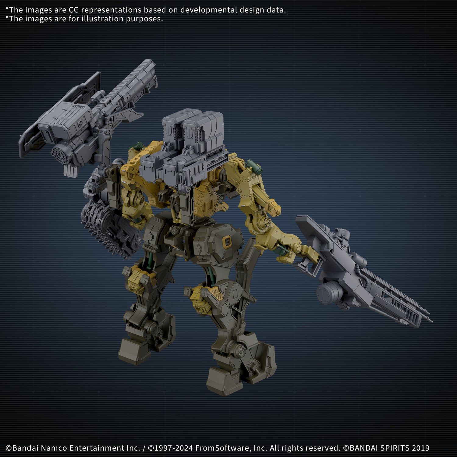 Bandai 30MM 1/100 RaD CC-3000 Wrecker Milk Tooth Model Kit - Armored Core VI: Fires of Rubicon Mecha Action Figure for Collectors & Wargaming Scenes
