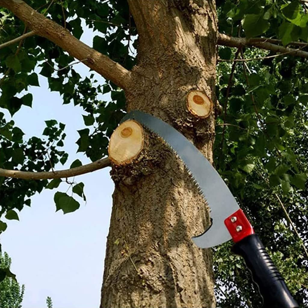 5.4-7.2m (20ft) Extendable Telescopic Pole Saw - Adjustable Tree Pruner for High Branches & Leaves Trimming - Perfect for Garden Maintenance, Landscaping & DIY Tree Care