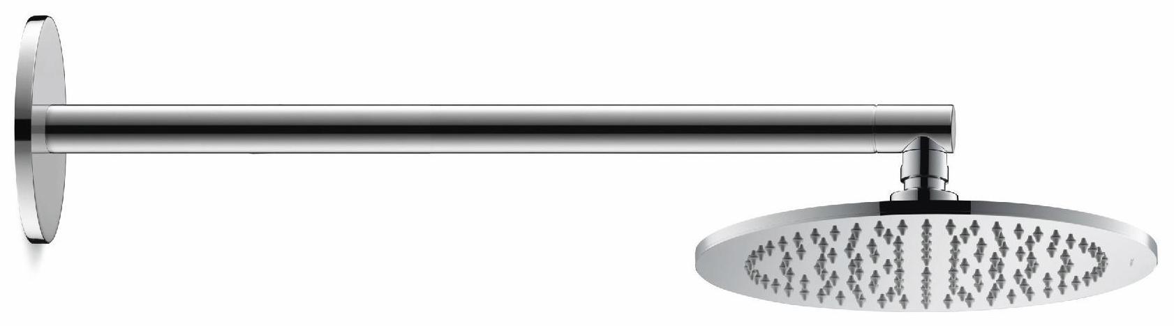 Duravit 9.5 Inch Rainshower Shower Head in Chrome Finish - UV0660014U00 Model | High Pressure Water Saving Rainfall Showerhead for Spa-Like Bathroom Experience