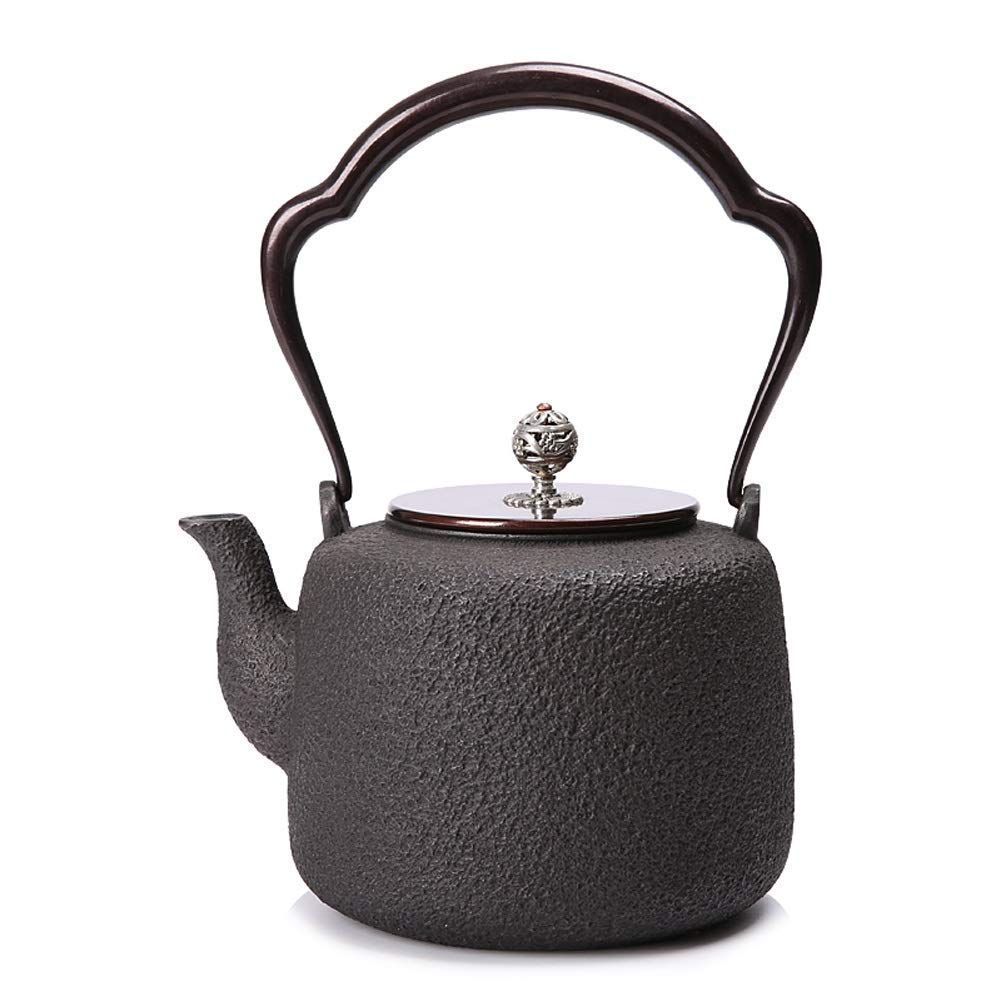 JHSHENGSHI 1500ML Cast Iron Teapot - Retro Tetsubin Ceramic Teapot for Loose Leaf Tea & Tea Bags, Handmade Healthy Tea Kettle with Gift Box - Perfect for Home, Office & Japanese Tea Ceremony