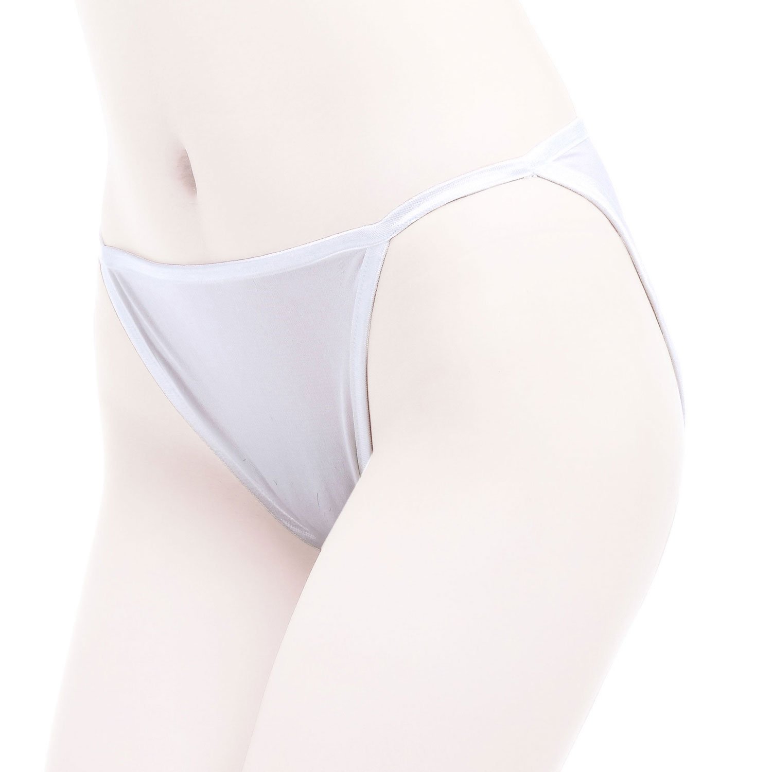 Paradise Silk Pure Silk Knit String Bikini Panties for Women - Soft Breathable Underwear for Beach, Sleep & Special Occasions