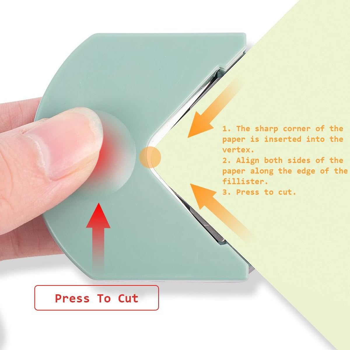 ZAAWUUT Mini Corner Rounder Punch for DIY Crafts, Office & School Use