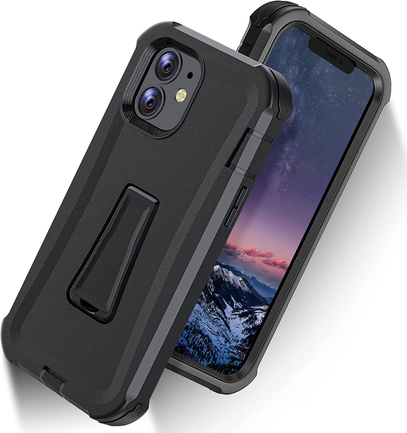 ORIbox Clear Shockproof Case for iPhone 11 - Slim Protective Cover with Anti-Slip Grip | Perfect for Everyday Use, Outdoor Activities & Travel Protection