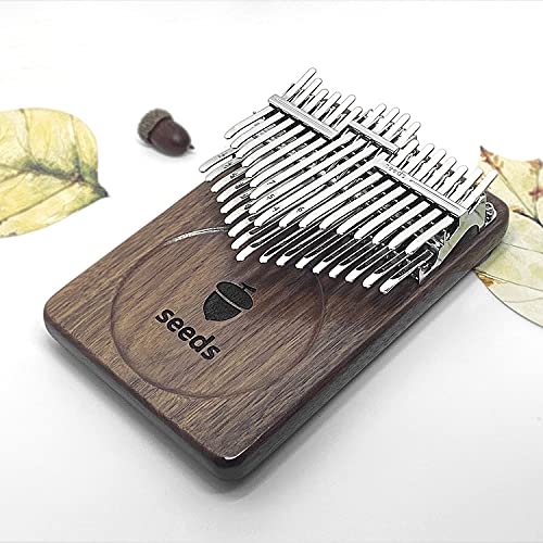 34 Key Chromatic Kalimba Thumb Piano - C-Tuned Double Layer Flat Board Musical Instrument | Perfect Gift for Musicians & Beginners | Ideal for Meditation, Music Therapy & Home Decor