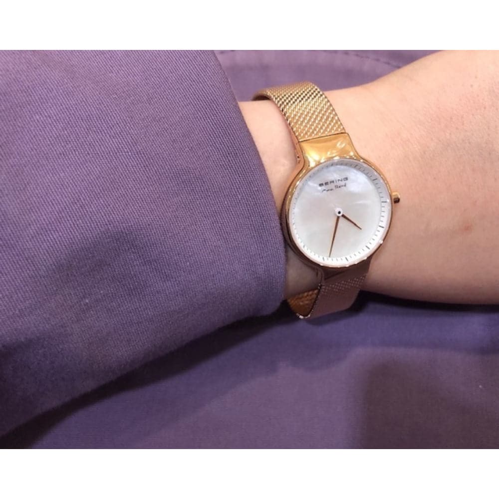 BERING 15527-364 Women's Watch - Elegant Stainless Steel & Crystal Design for Women | Perfect for Office, Party & Everyday Wear