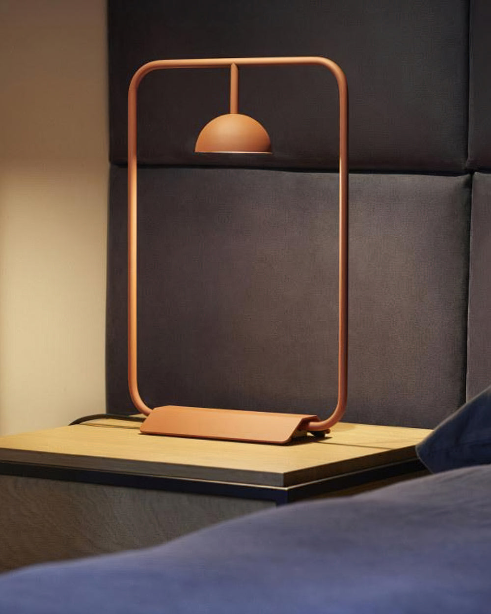 Cupolina Table Lamp - Modern LED Bedside Lamp for Bedroom, Living Room & Office - Adjustable Brightness & Warm White Light